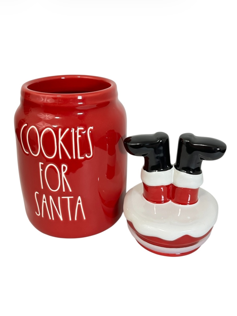 Rae Dunn Cookies For Santa Small Cookie Jar